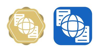 Document Sharing Vector Icon