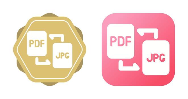 Document Conversion Vector Icon