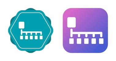 Card Sorting Vector Icon