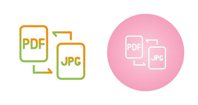 Document Conversion Vector Icon