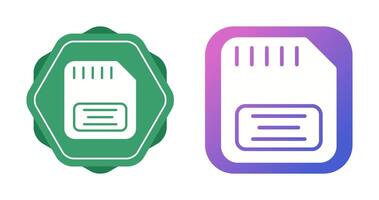 Memory Card Vector Icon