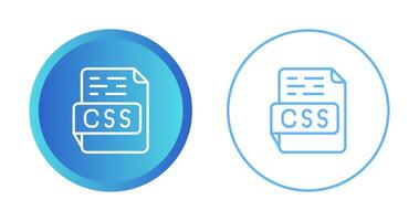 icono de vector de css