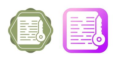 Document Access Vector Icon