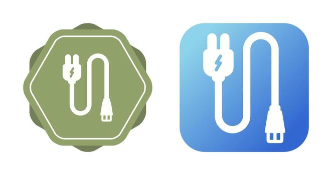 Monitor Cable Vector Icon