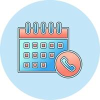 icono de vector de calendario