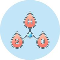 H2o Vector Icon