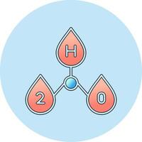 H2o Vector Icon