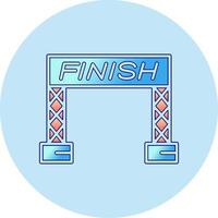 Finish Line Vector Icon