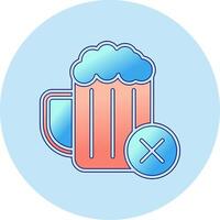 No Alcohol Vector Icon