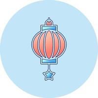 Chinese Lantern Vector Icon