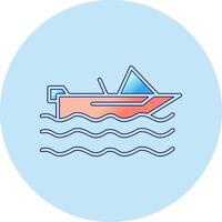 Motorboat Vector Icon