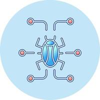 Digital virus Vector Icon