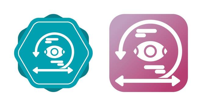 icono de vector de visualización