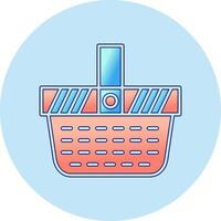 Picnic Basket Vector Icon