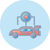 Car Configuration Vector Icon