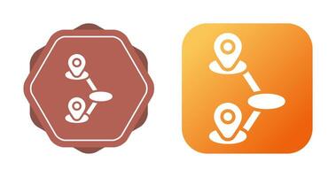 Journey Mapping Vector Icon