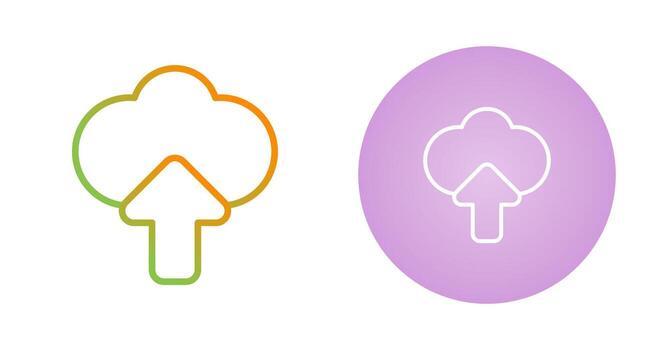 icono de vector de computación en la nube