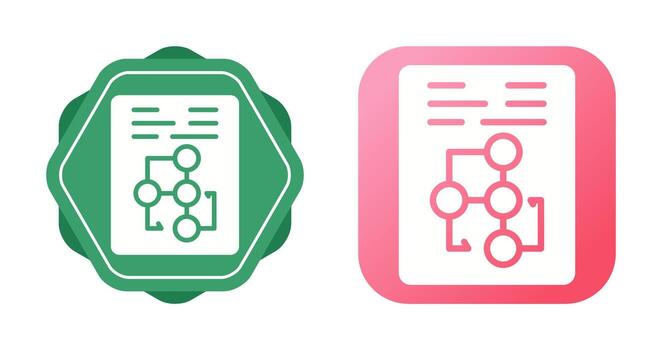 documento flujo de trabajo vector icono