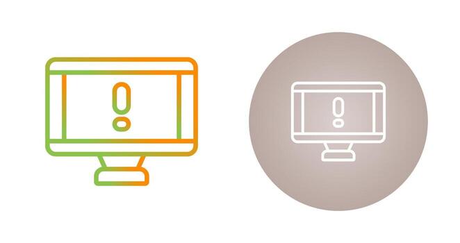 Computer Vector Icon