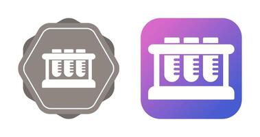 Test Tube Rack Vector Icon