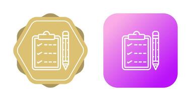 Writing pad Vector Icon