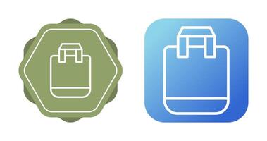 Reusable shopping bag Vector Icon