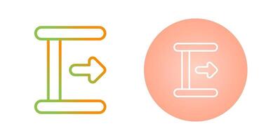 diapositiva regla vector icono