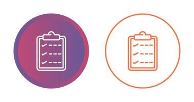 Task list with checkmarks Vector Icon