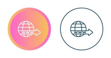 Domain Forwarding Vector Icon