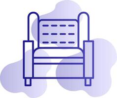 icono de vector de sillón