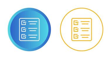 Task list Vector Icon