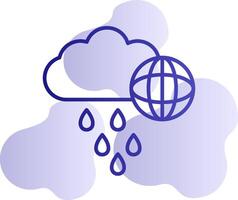 World Rainy day Vector Icon