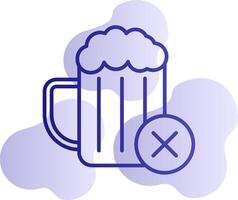 No Alcohol Vector Icon