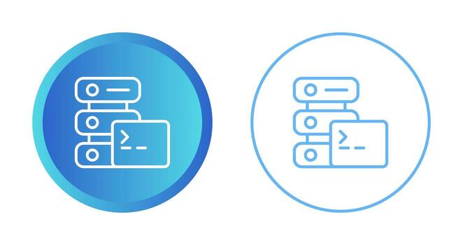 SSH Hosting Vector Icon