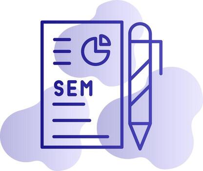 icono de vector de análisis de datos