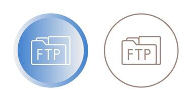 ftp acceso vector icono