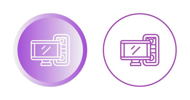 Computer Vector Icon