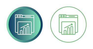 Website Statistics Vector Icon