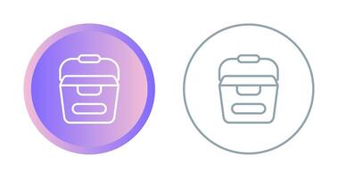 Portable water container Vector Icon