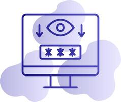 Computer Spyware Vector Icon