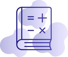 Math Book Vector Icon