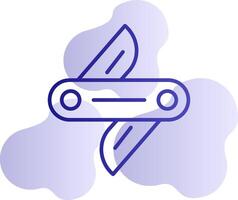 Swiss Knife Vector Icon