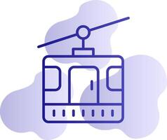 Cable Car Cabin Vector Icon