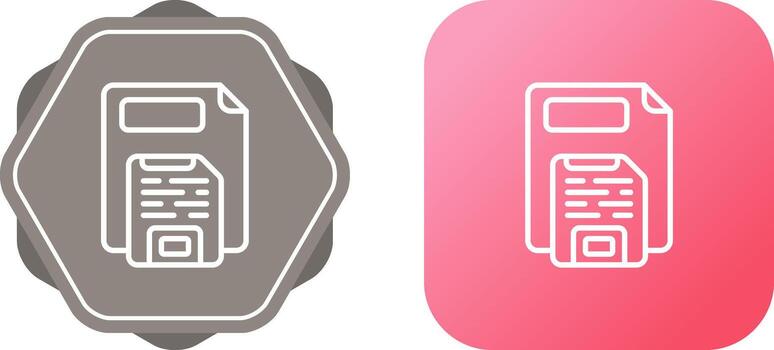 Save Button Vector Icon