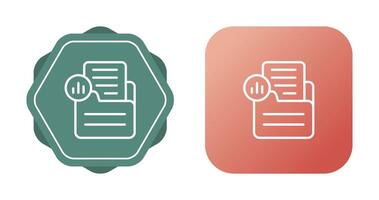 Document Analytics Vector Icon