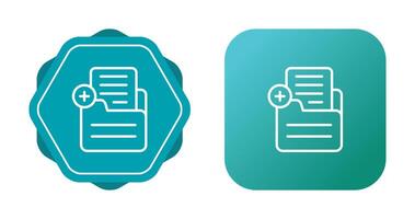 Document Add Vector Icon