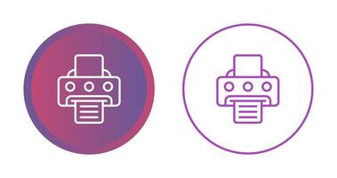 Document Print Vector Icon