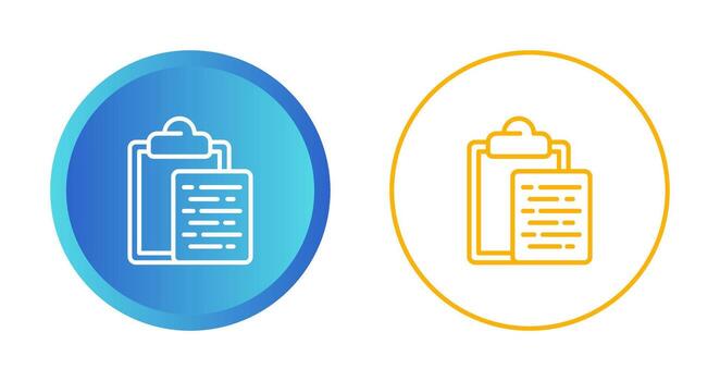 Document Paste Vector Icon