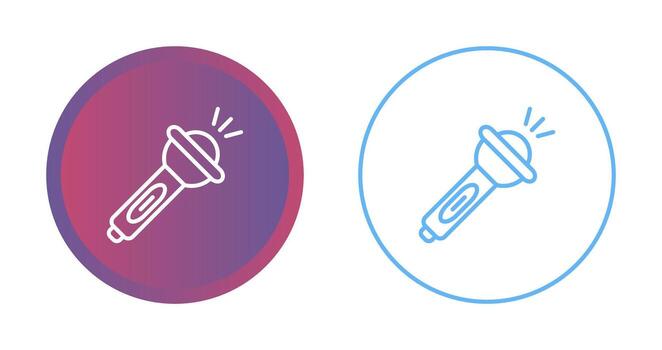 icono de vector de linterna
