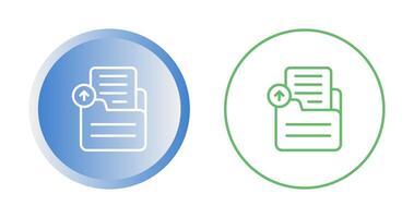 Document Upload Vector Icon